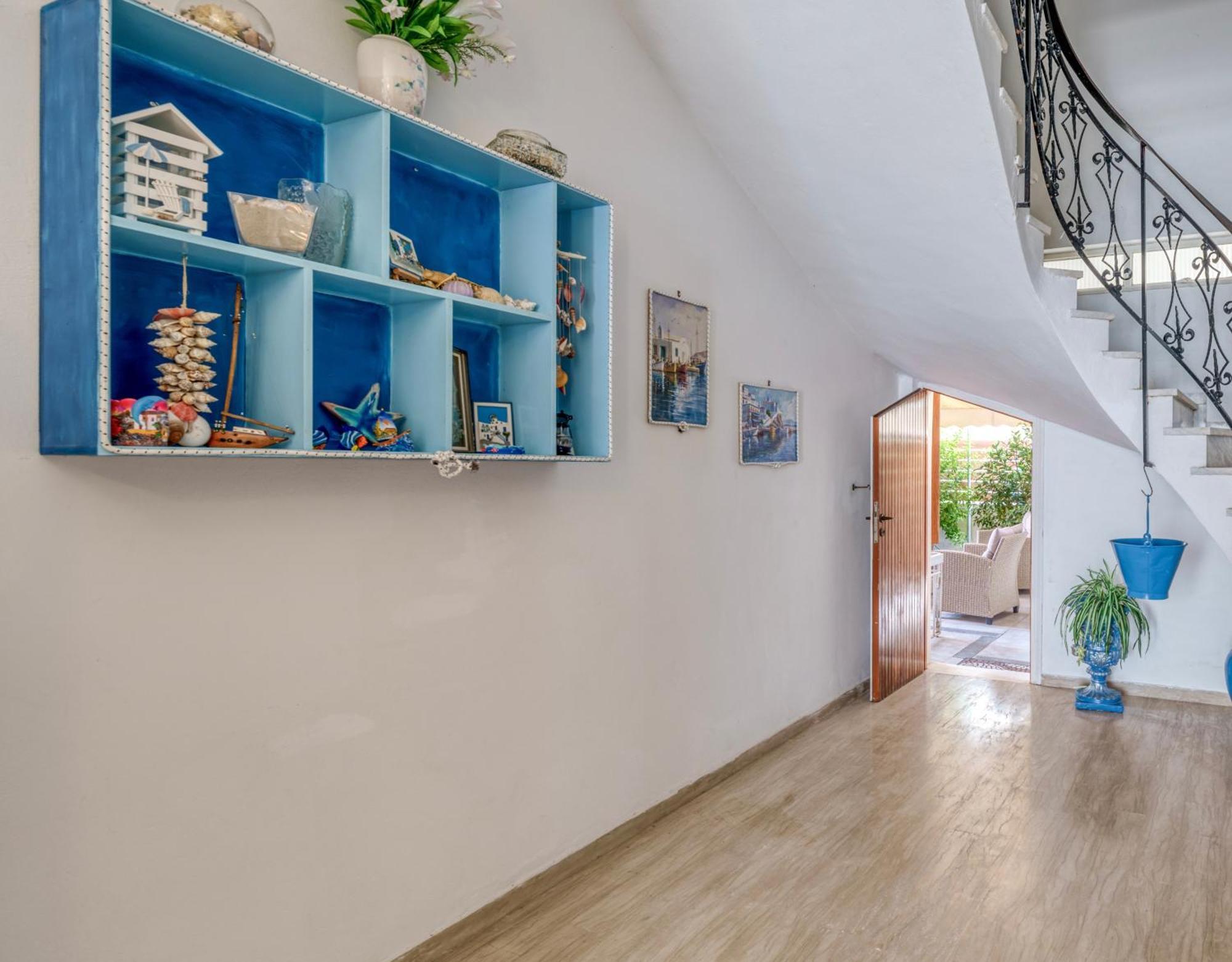 Nostos Apartment, With A Spacious Backyard Artemida  Exteriör bild